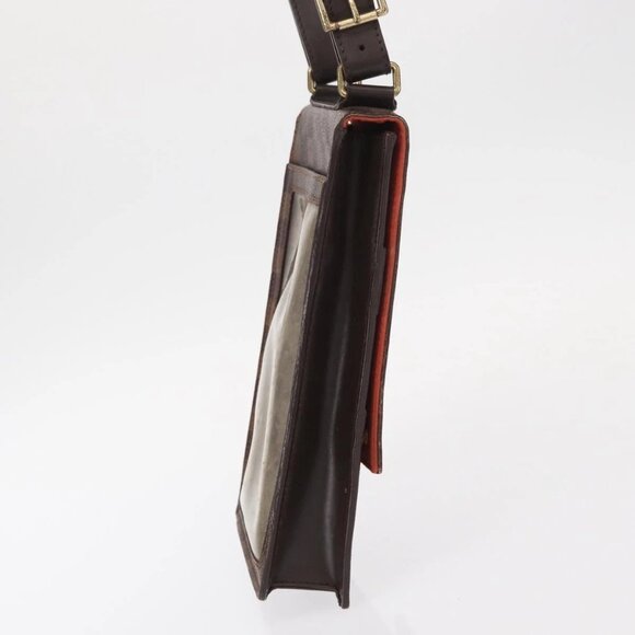 Authentic LOUIS VUITTON Damier Ebene Portello Shoulder Bag bst477-120225 - Picture 4 of 16